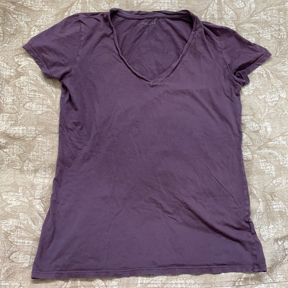 Everlane V-Neck Cotton Tee, discontinued color